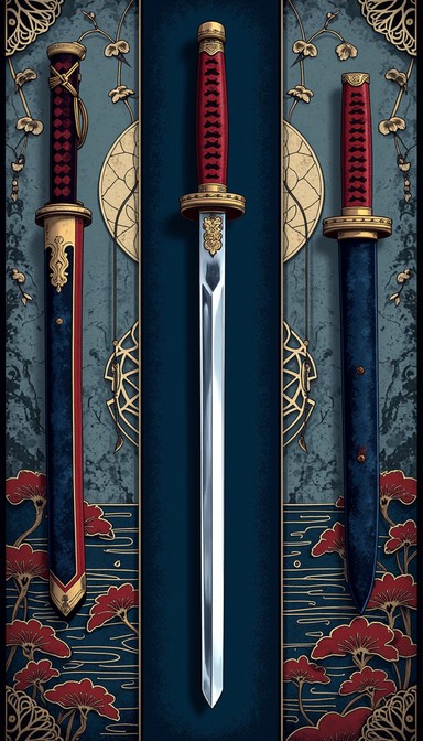 Samurai Blade Pattern Free Samurai Steel Art Image - Katana, Samurai, Blade | Download at ...
