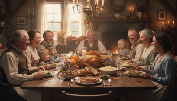 Free Thanksgiving Family Feast Image - Thanksgiving, Family, Feast ...