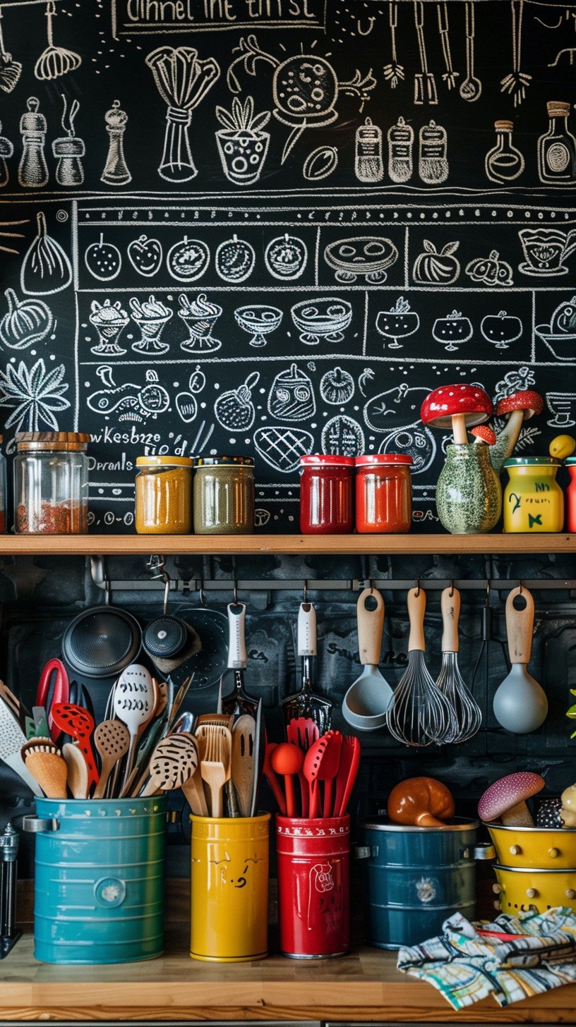 Free Colorful kitchen essentials Image - Kitchen, Colorful, Utensils ...