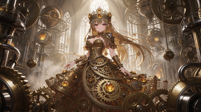 Free Clockwork Princess Majesty Image - Steampunk, Clockwork, Princess ...