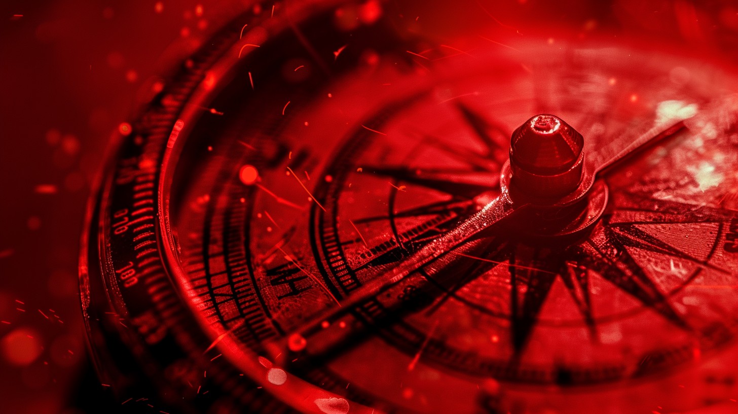 Red Backwards Compass Free Red Compass Glow Image - Compass, Navigation, Red | Download at ...