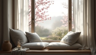 Free Cozy Window Sanctuary Image - Cozy, Minimal, Serene | Download at ...