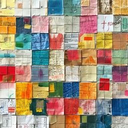 Free Colorful Paper Collage Image - Collage, Notes, Paper | Download at ...