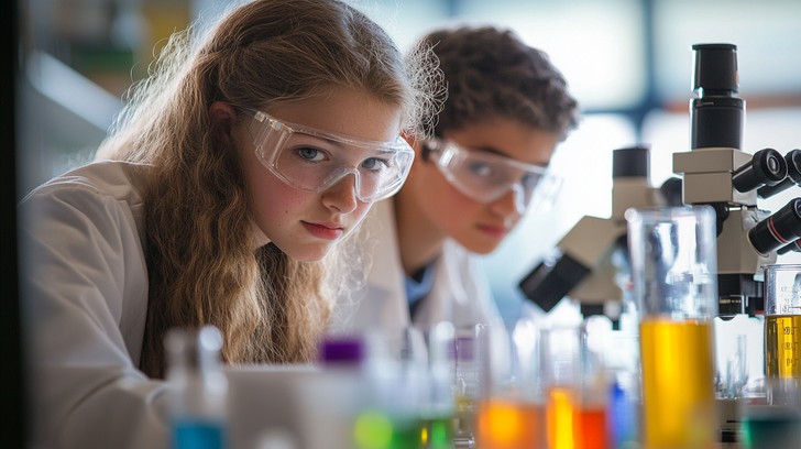 Free Students conducting experiments Image - Students, Laboratory ...