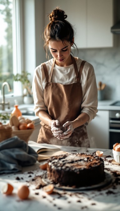 Free Baking kitchen moment Photo - Baking, Kitchen, Apron | Download at ...