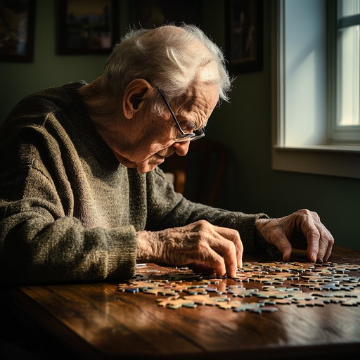 Free Senior Solving Puzzle Image - Elderly, Puzzle, Concentration ...