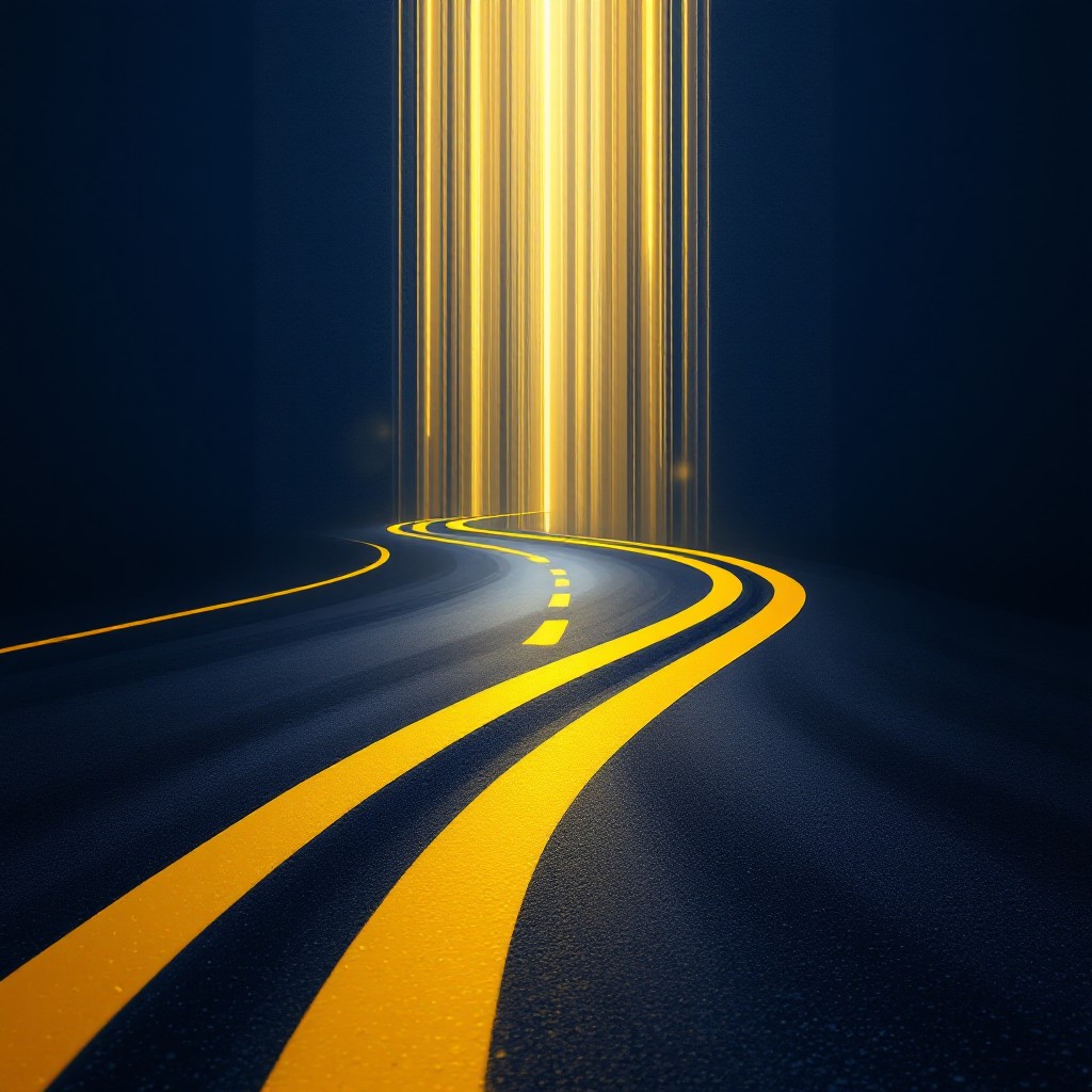 Free Golden Path Rising Image - Illustration, Geometric, Abstract ...