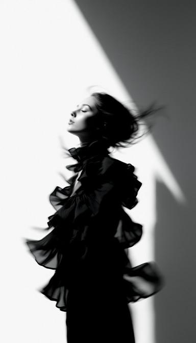 Free Dancing Shadow Fabric Image - Minimal, Elegant, Dramatic ...