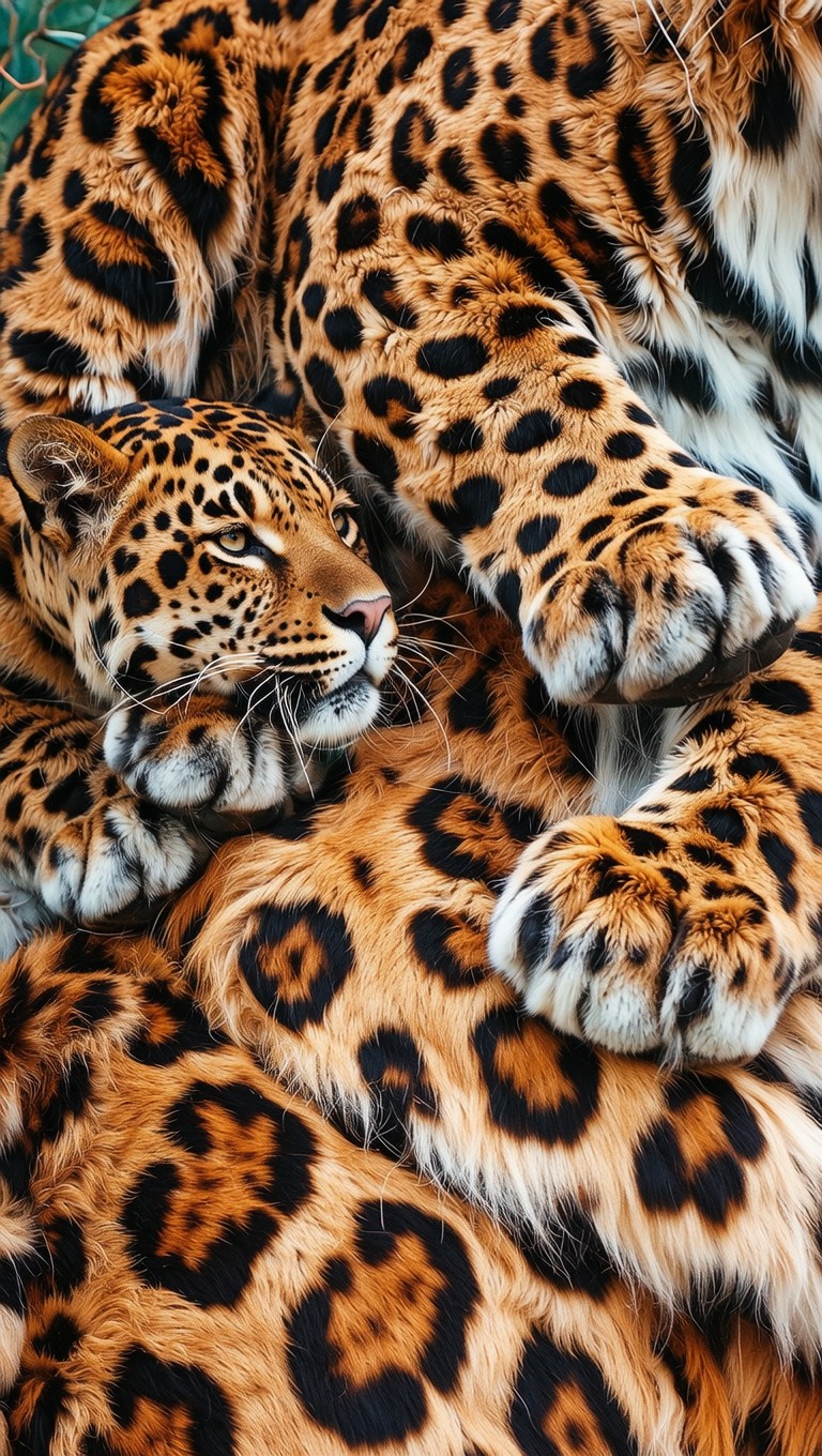 Deep Red Leopard Free Leopard Fur Symphony Image - Leopard, Fur, Texture | Download at ...