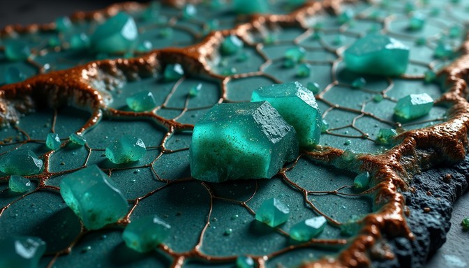 Free Emerald Crystal Patterns Image - Crystalline, Mineral, Macro ...