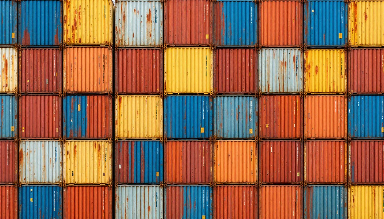Free Colorful Container Mosaic Image - Containers, Shipping, Cargo ...