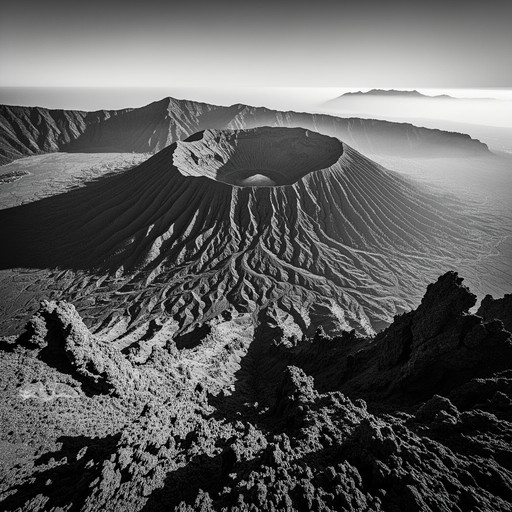 Free Majestic volcanic caldera Image - Volcano, Caldera, Aerial ...