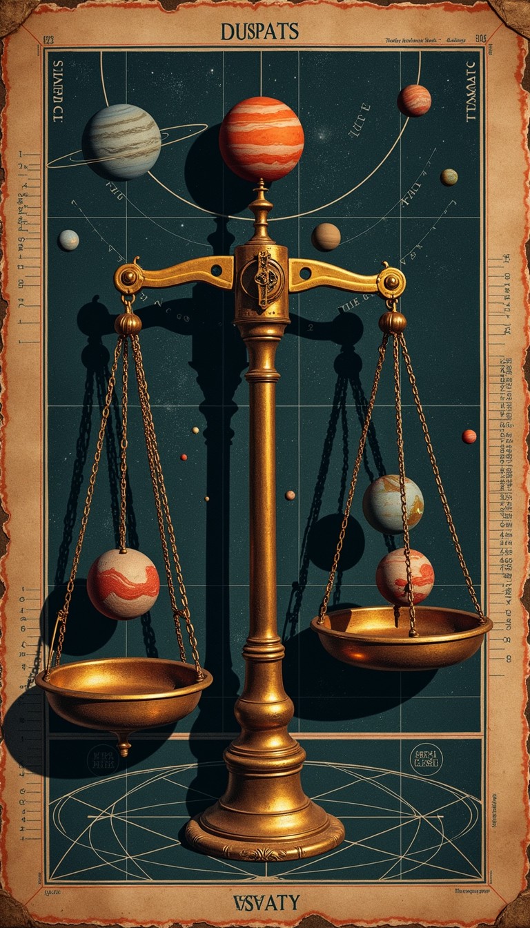 Free Cosmic Balance Scale Image - Astronomical, Scales, Planets ...