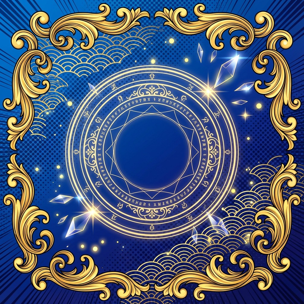 Free Golden Anime Frame Image - Anime, Manga, Baroque | Download at ...