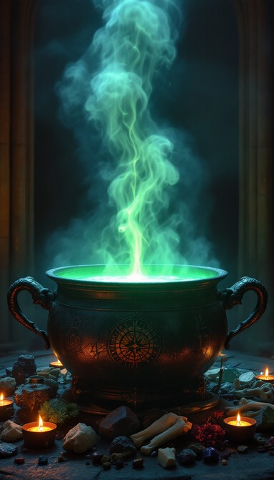 Free Mystical Cauldron Glow Image - Cauldron, Steam, Mystical ...