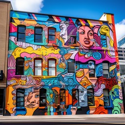 Free Vibrant Mural Art Image - Art, Mural, Street | Download at StockCake