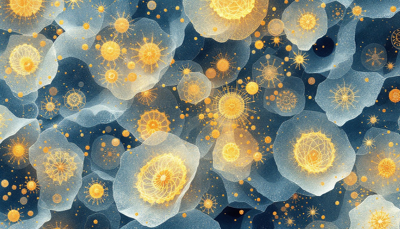 Free Luminous Pollen Wonderland Image - Pollen, Microscopic, Botanical ...