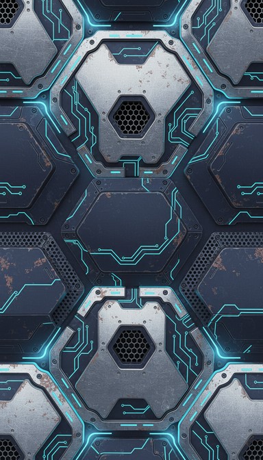 Silver Futuristic Pattern Free Futuristic Hexagonal Technology Image - Futuristic, Hexagonal ...
