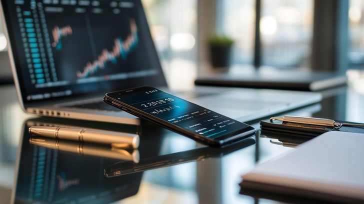 Free Financial analysis setup Image - Finance, Smartphone, Laptop ...