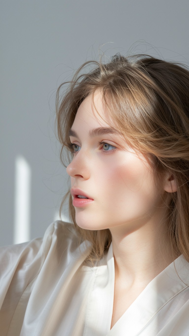 Soft Color Portrait Free Soft Light Portrait Image - Portrait, Woman, Profile | Download at ...