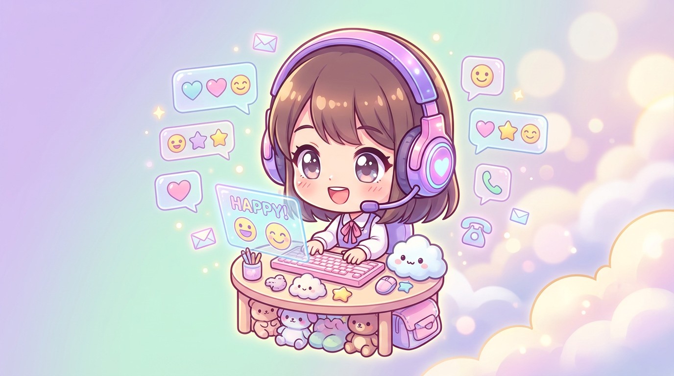 Free Kawaii Support Girl Image - Chibi, Kawaii, Anime | Download at ...
