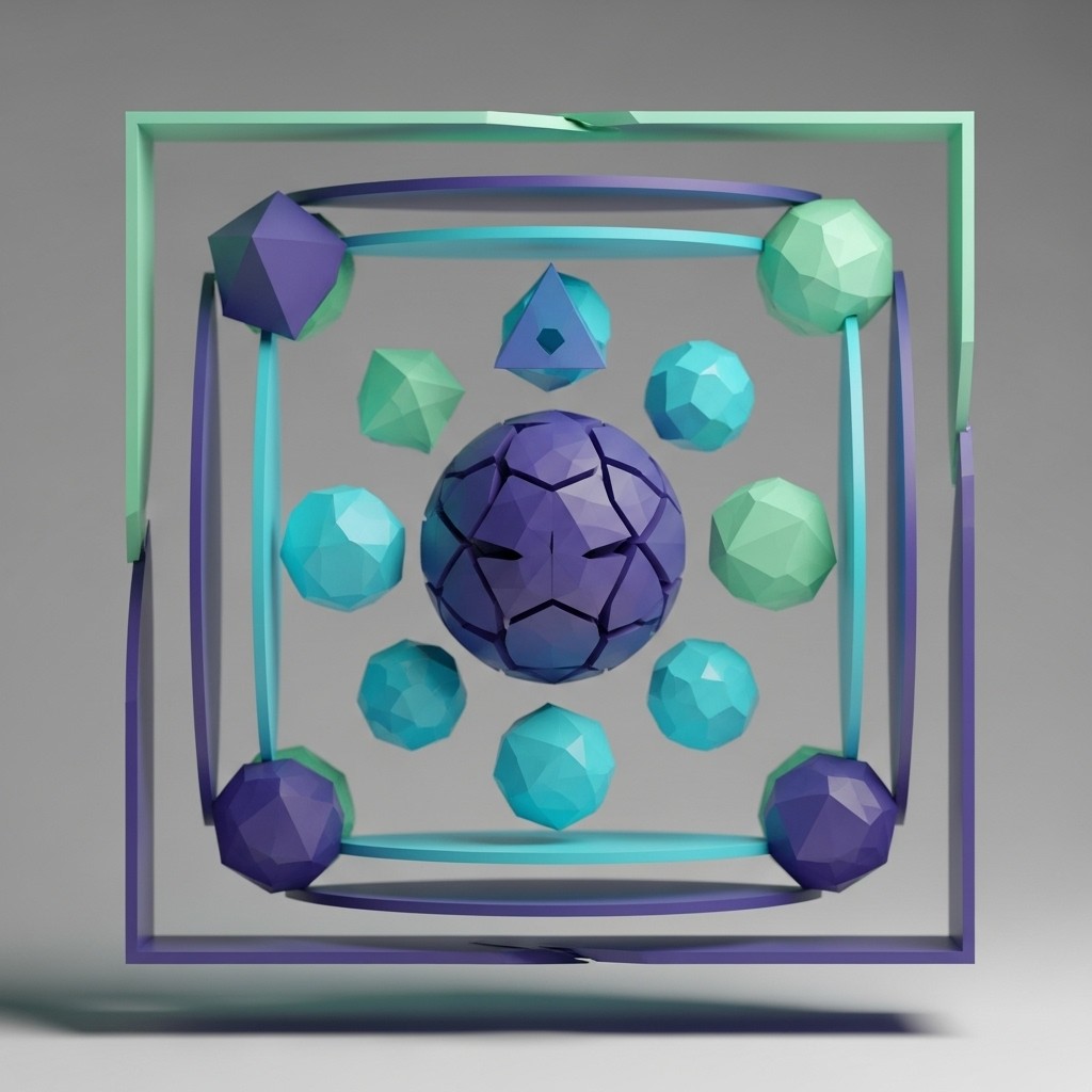 Free Geometric Color Transformation Image - Geometric, Polyhedron ...
