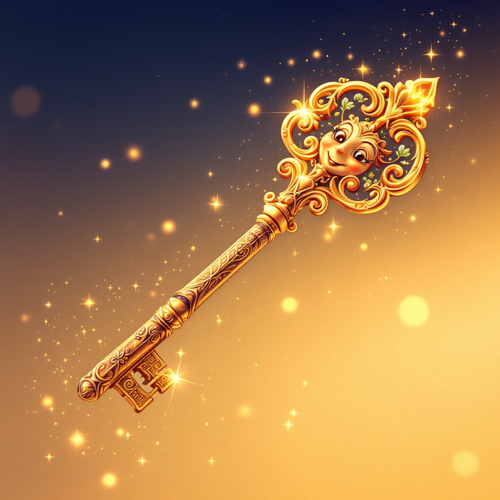 Free Magical Golden Key Image - Magical, Key, Fantasy | Download at ...