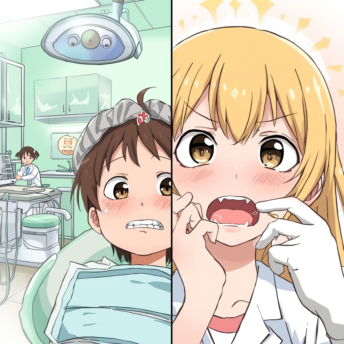 Free Cheerful Dental Checkup Photo - Anime, Manga, Dental | Download at ...