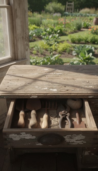 Rustic Garden Tools Free Vintage Garden Tools Image - Rustic, Vintage, Drawer | Download at ...