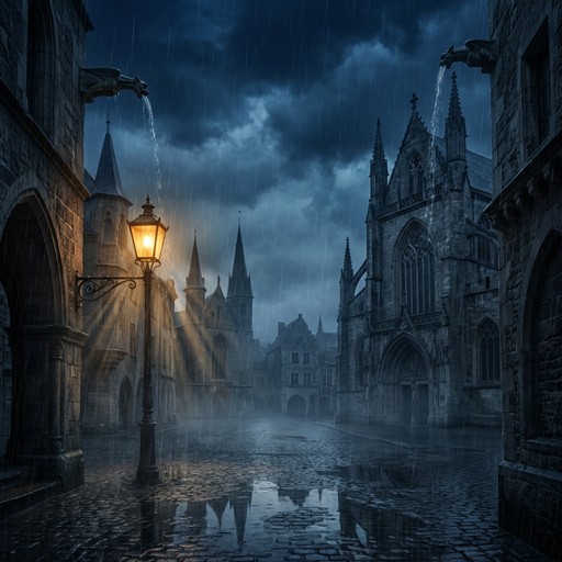 Stoic Raining Free Gothic Rainstorm Atmosphere Image - Gothic, Medieval, Rain ...