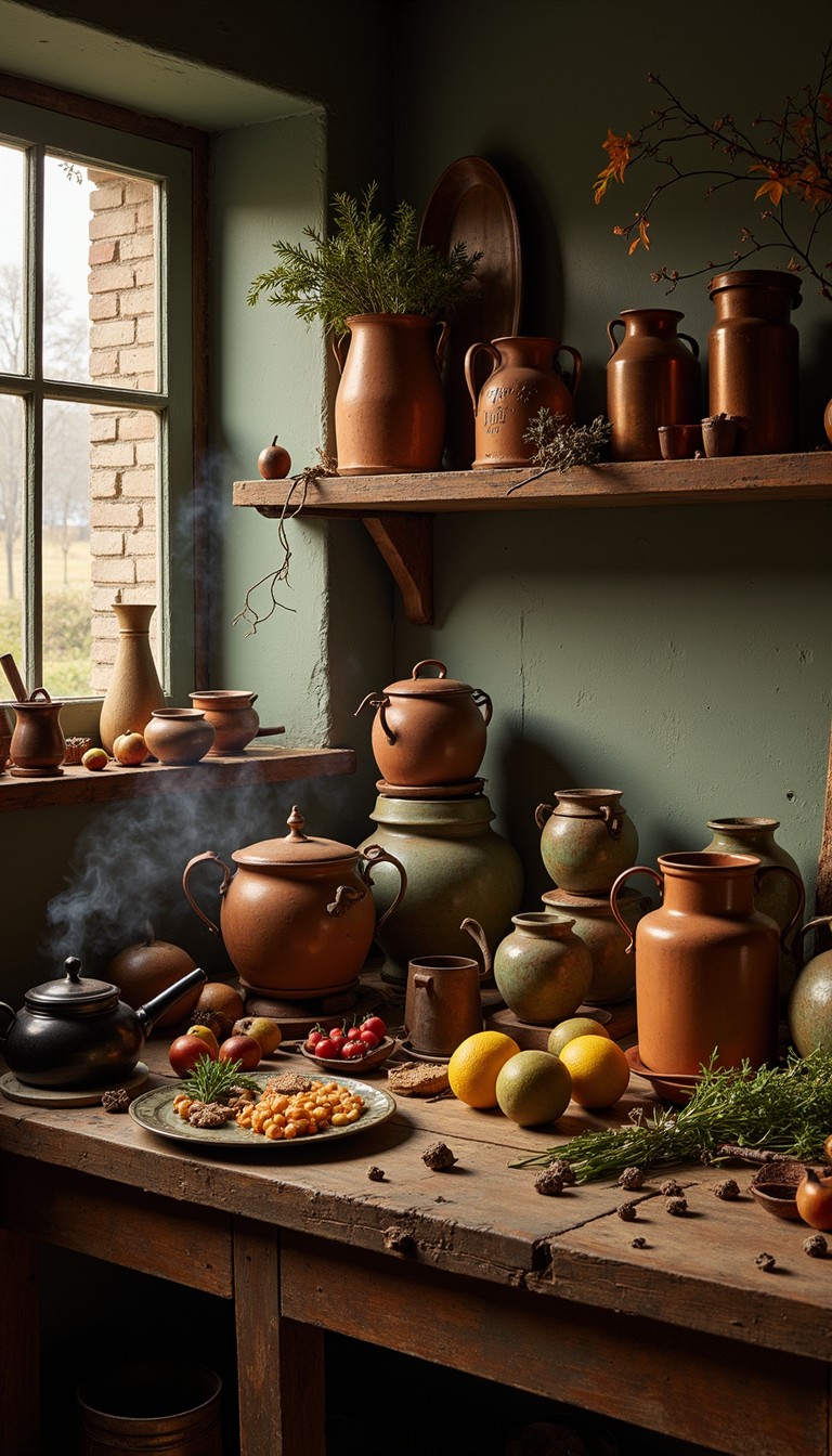 Free Rustic Pottery Kitchen Image - Pottery, Terracotta, Rustic ...
