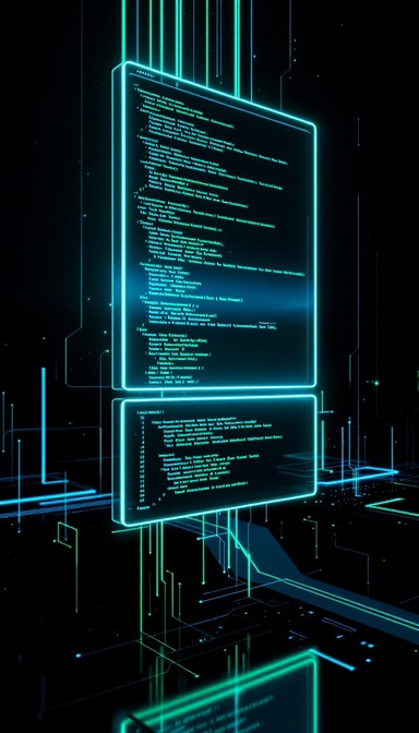 Free Glowing Digital Interface Image - Terminal, Code, Cyberpunk ...