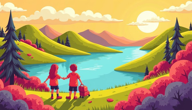 Two Explorers Adventure Free Paths Finally Converge Image - Adventure, Journey, Travelers ...
