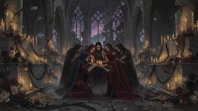 Free Gothic Mourning Ritual Image - Gothic, Cathedral, Mourning ...