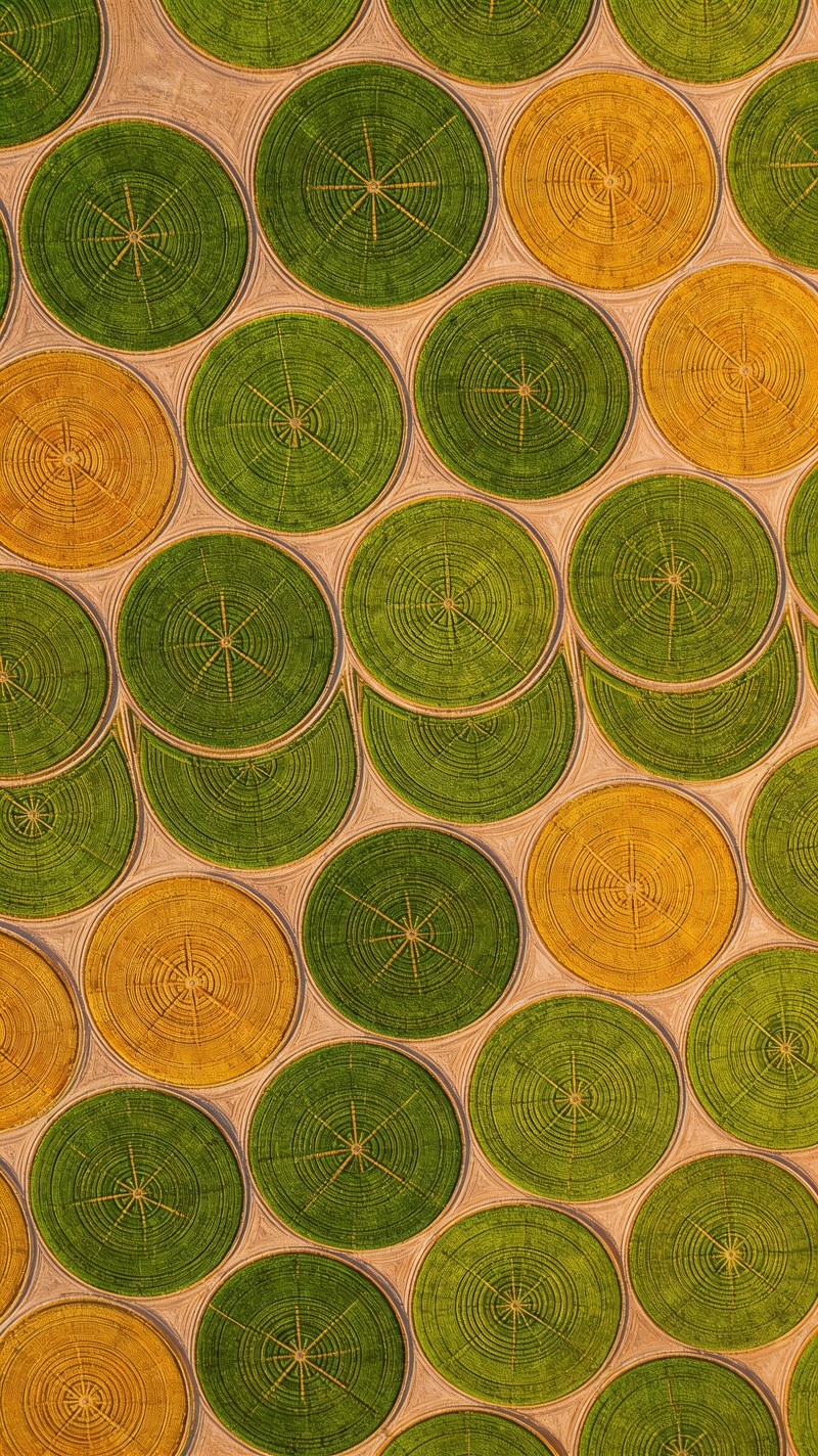 Pattern For Farming Free Circular Farming Patterns Image - Aerial, Agriculture, Circles ...