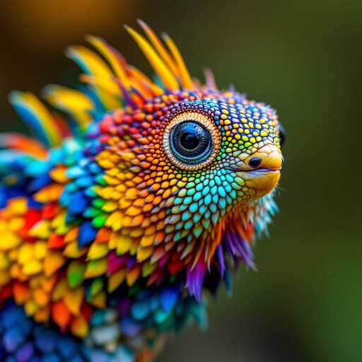 Free Vibrant Rainbow Lizard Image - Lizard, Reptile, Colorful ...