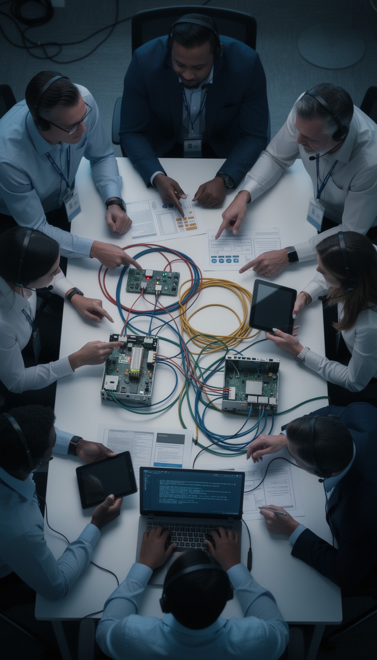Computer Security Teamwork Free Cybersecurity Team Meeting Image - Cybersecurity, Technology ...