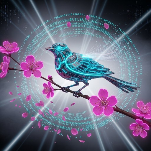 Visual Rbano Bird Free Cyber Bird Blossoms Image - Cyberpunk, Mechanical, Bird | Download ...