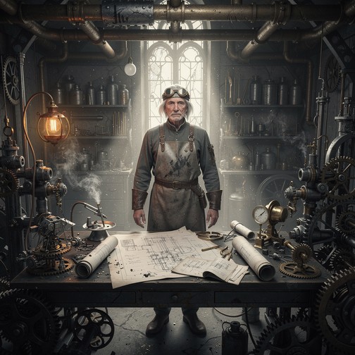 Free Steampunk Inventor's Workshop Image - Steampunk, Inventor ...