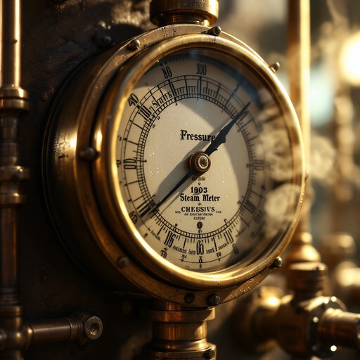 Free Vintage Pressure Meter Image - Industrial, Vintage, Steam ...