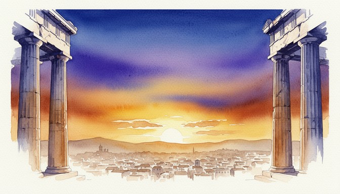 Athens Element Free Acropolis Golden Hour Image - Acropolis, Athens, Greece | Download ...