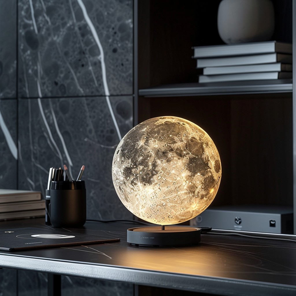 Moon Desk Free Lunar Desk Light Image - Lunar, Lamp, Desk | Download at StockCake