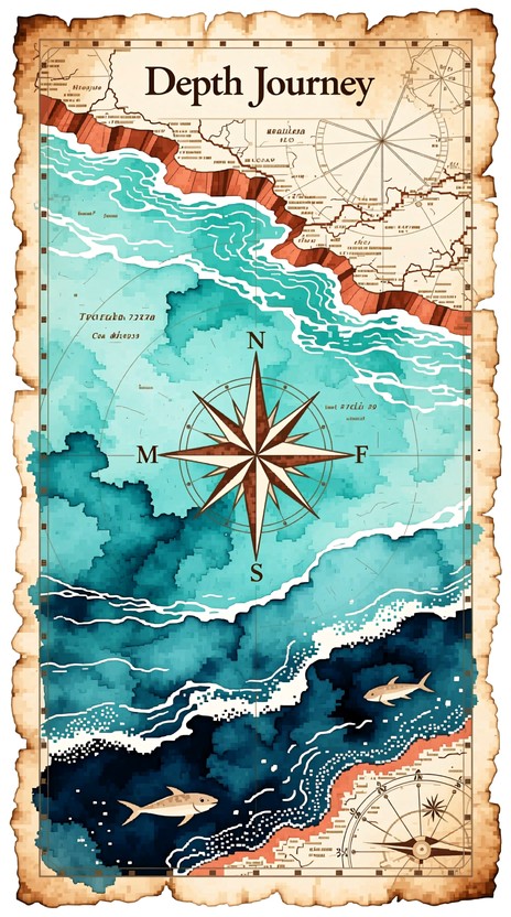Free Sea Map Stock AI Images | StockCake