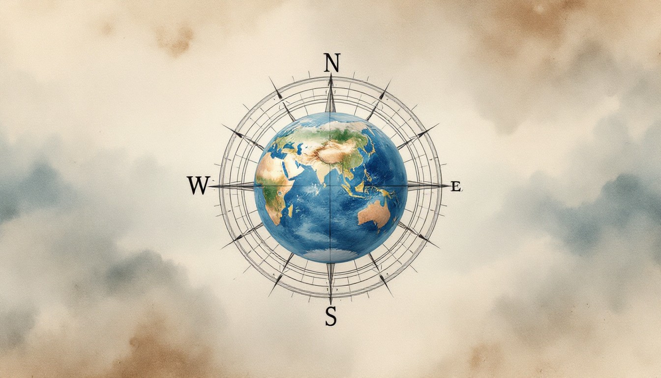 Free Earth's Compass Guide Image - Earth, Globe, World | Download at ...