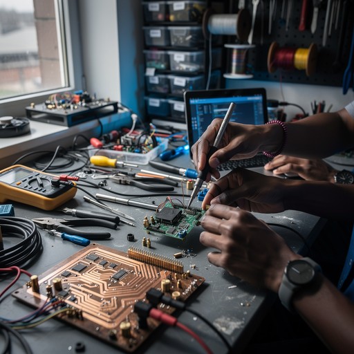 Free Electronics Workshop Creation Image - Electronics, Workshop, Hands ...