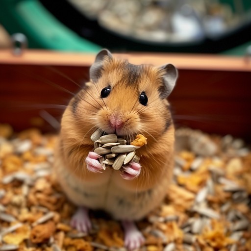 Free Hamster Holding Treat Image - Hamster, Cute, Seeds | Download at ...