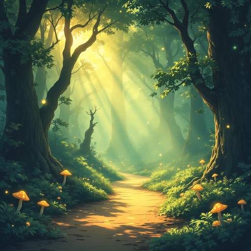 Free Magical Forest Path Image - Forest, Magical, Sunbeams | Download ...