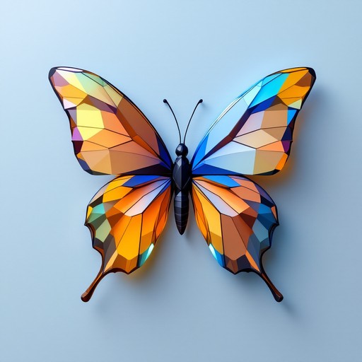 Free Geometric Butterfly Ascends Image - Butterfly, Swallowtail ...
