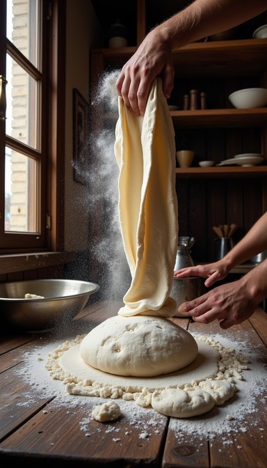 Free Artisanal Dough Stretching Image | Download at StockCake
