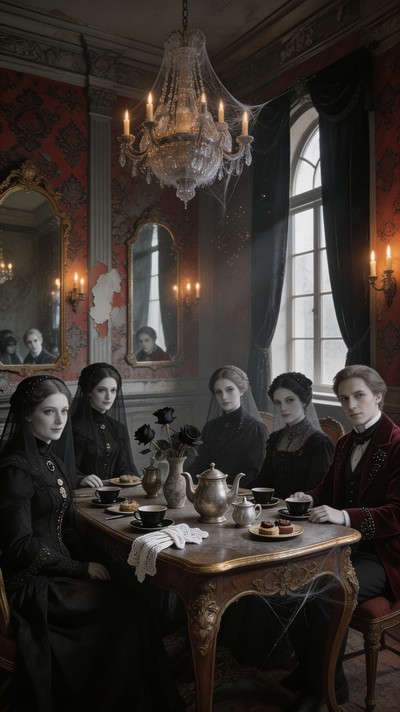 Free Gothic Tea Party Image - Gothic, Lolita, Victorian | Download at ...